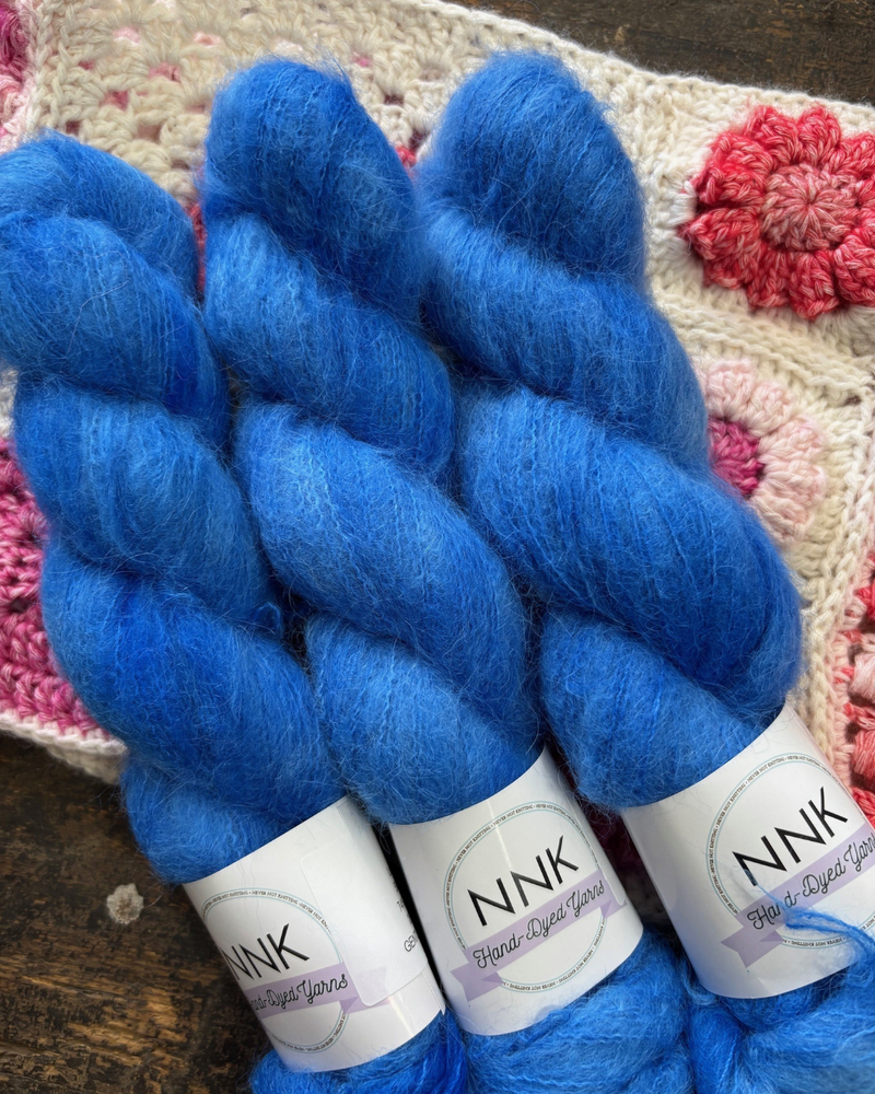 Sapphire  - Laceweight Suri Alpaca Silk