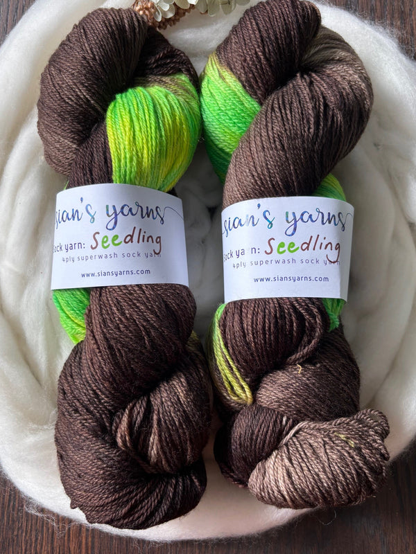 Seedling- 4 ply sock yarn