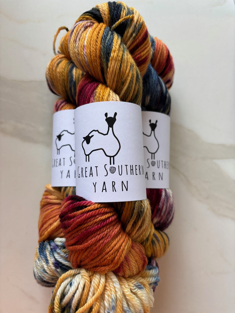 Stormy Sea Wave- 10ply Merino