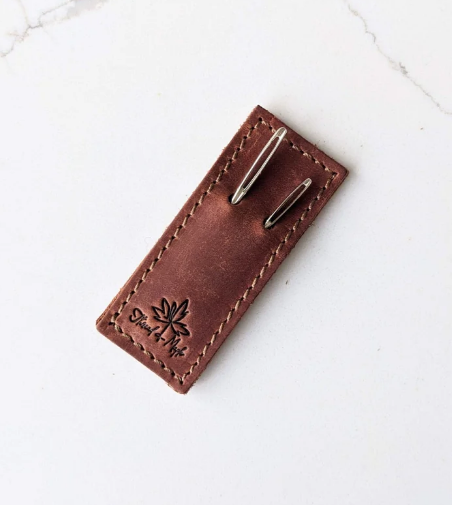 Leather Tapestry Needle Slip