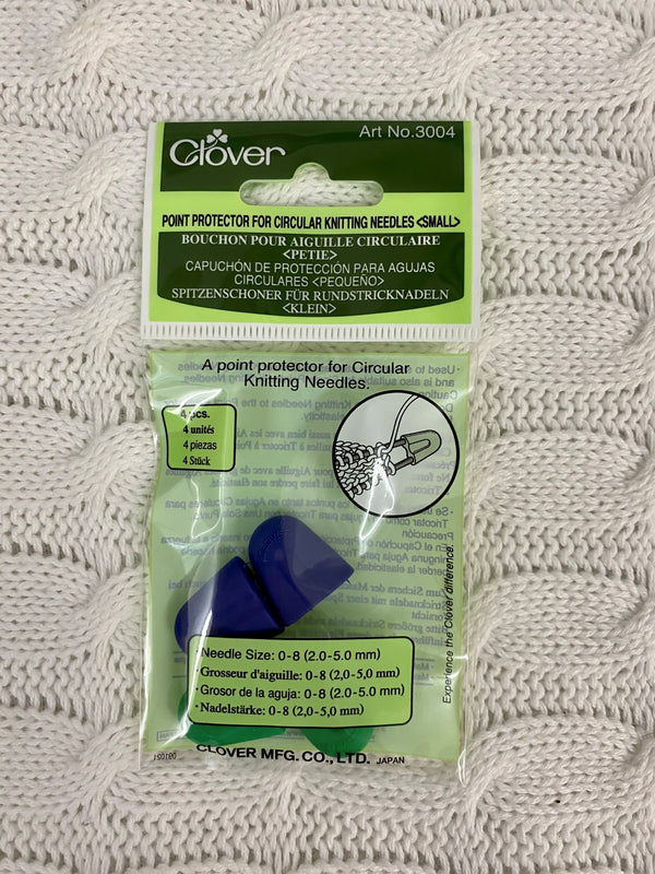 Clover Rubber Point Protector for Circular Needles - Small