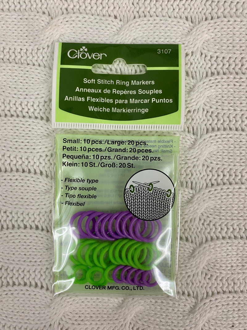 Clover Soft Stitch Ring Markers