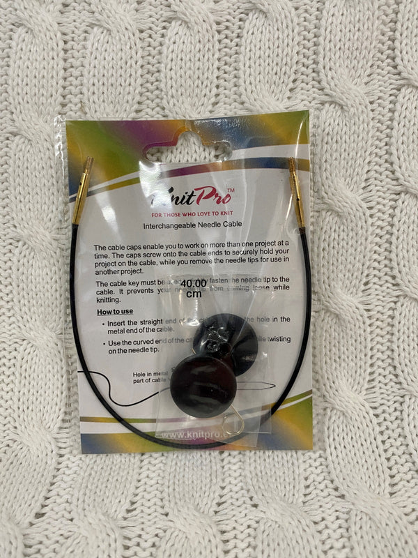 KnitPro Cables Black