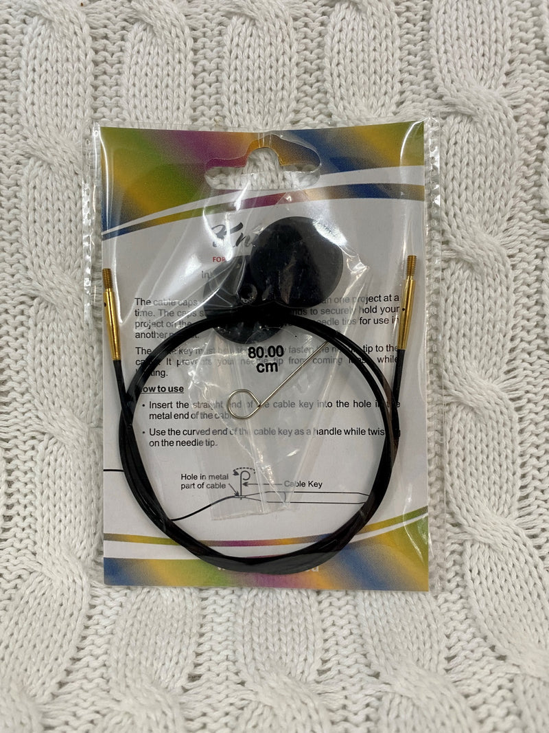 KnitPro Cables Black