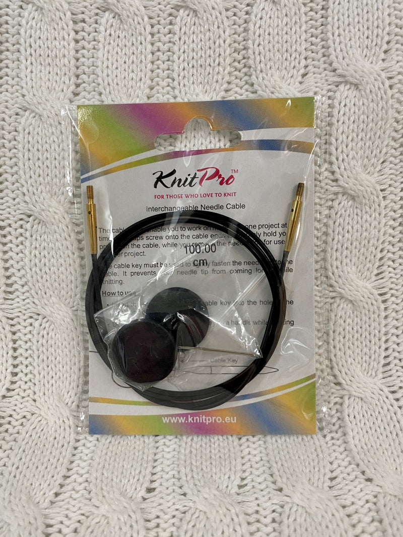 KnitPro Cables Black