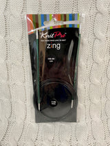 KnitPro Zine Fixed Circular Needles - 150cm (No refunds or returns)