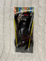 KnitPro Zine Fixed Circular Needles - 150cm (No refunds or returns)