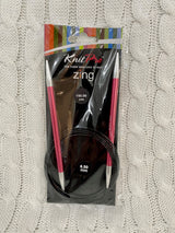 KnitPro Zine Fixed Circular Needles - 150cm (No refunds or returns)