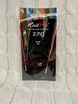 KnitPro Zine Fixed Circular Needles - 40cm (No refunds or returns)