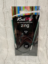 KnitPro Zine Fixed Circular Needles - 40cm (No refunds or returns)