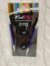 KnitPro Zine Fixed Circular Needles - 40cm (No refunds or returns)