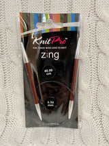 KnitPro Zine Fixed Circular Needles - 40cm (No refunds or returns)
