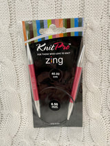 KnitPro Zine Fixed Circular Needles - 40cm (No refunds or returns)