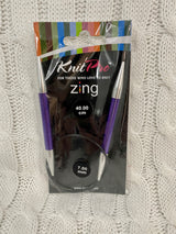 KnitPro Zine Fixed Circular Needles - 40cm (No refunds or returns)