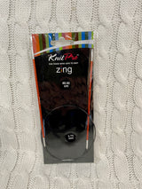 KnitPro Zine Fixed Circular Needles - 60cm (No refunds or returns)