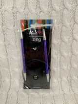 KnitPro Zine Fixed Circular Needles - 60cm (No refunds or returns)