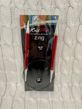 KnitPro Zine Fixed Circular Needles - 60cm (No refunds or returns)