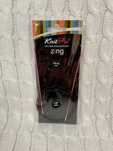 KnitPro Zine Fixed Circular Needles - 120cm (No refunds or returns)