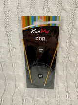 KnitPro Zine Fixed Circular Needles - 120cm (No refunds or returns)