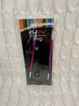 KnitPro Zine Fixed Circular Needles - 120cm (No refunds or returns)