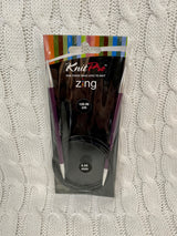 KnitPro Zine Fixed Circular Needles - 120cm (No refunds or returns)