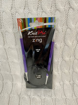 KnitPro Zine Fixed Circular Needles - 120cm (No refunds or returns)