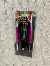 KnitPro Zine Fixed Circular Needles - 120cm (No refunds or returns)