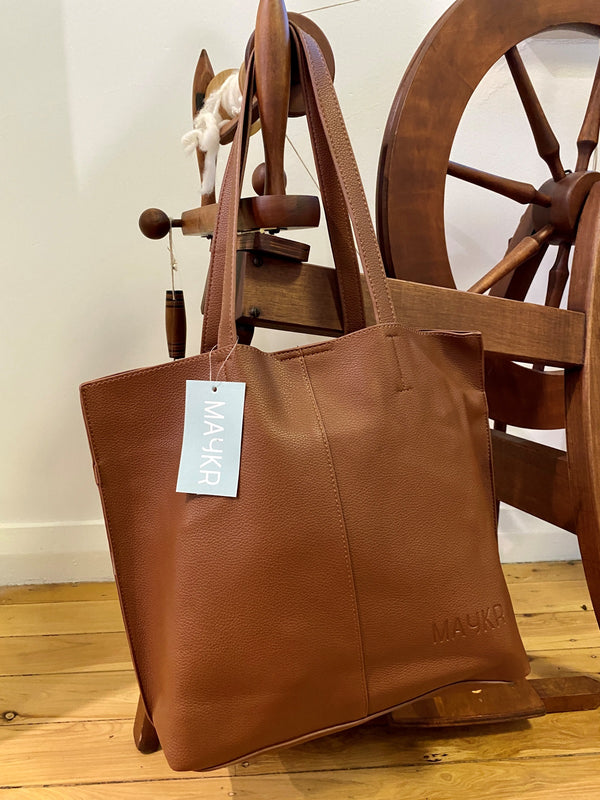 Tan Tote Bag