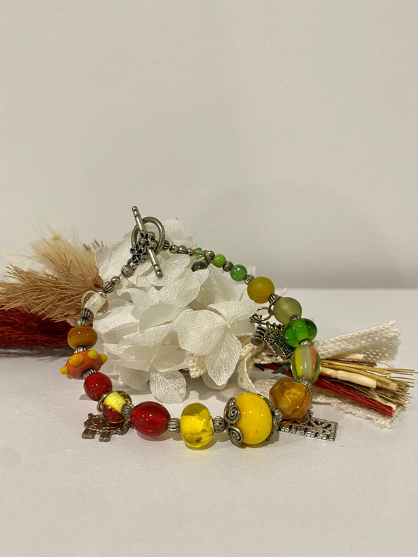 Bracelet for knitters - Rainbow