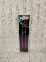 KnitPro Zing Aluminum Interchangeable Knitting Needles - long (No returns or refunds)