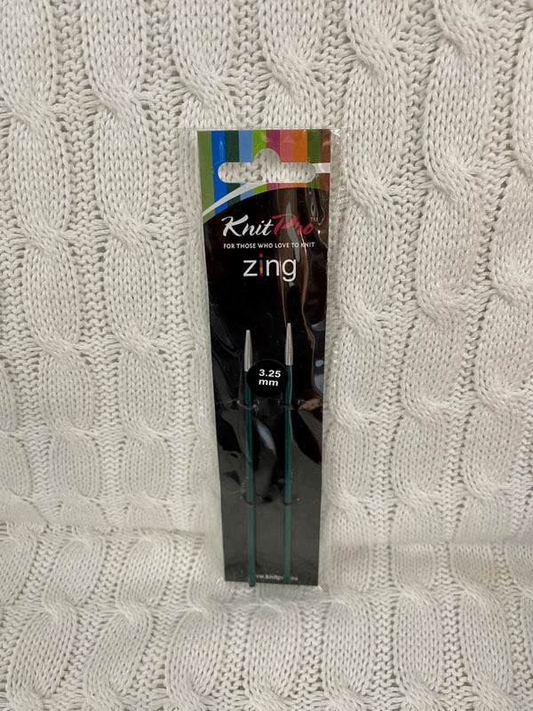 Zing Aluminium Interchangeable Knitting Needles - long