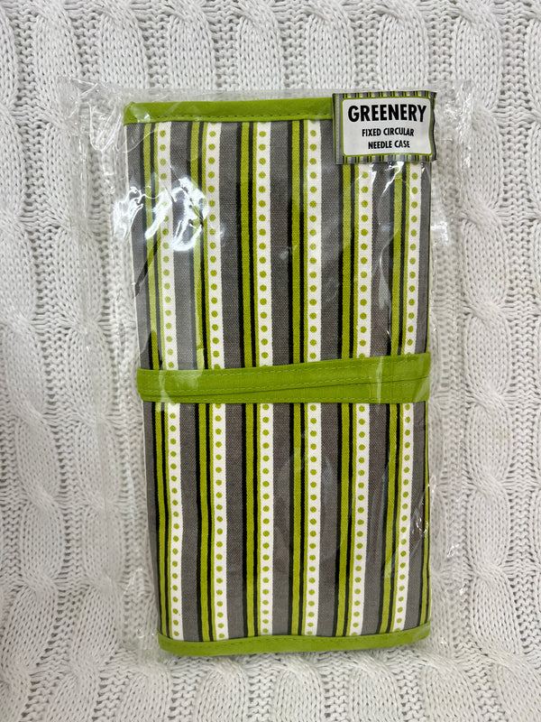 Greenery Fixed Circular Needle Case
