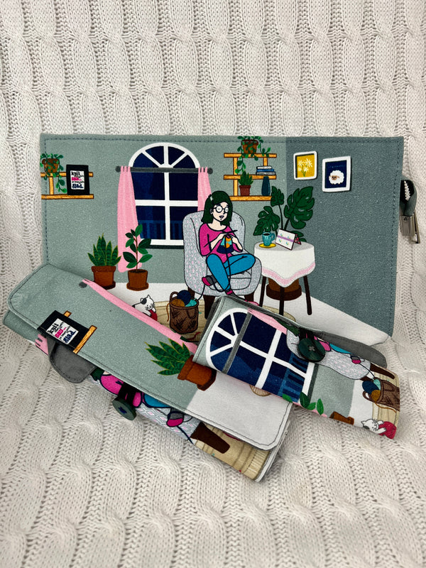 KnitPro Passion Project Pouch with Roll-on Cases
