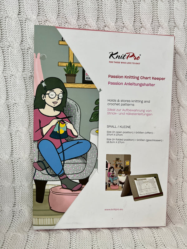 KnitPro Passion Knitting Chart Keeper (Fold-up Style) - Small