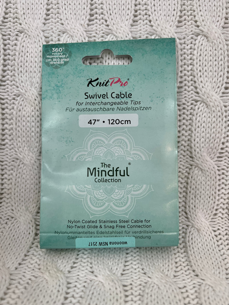 KnitPro Mindful Collection 360 Degree Swivel IC Cable