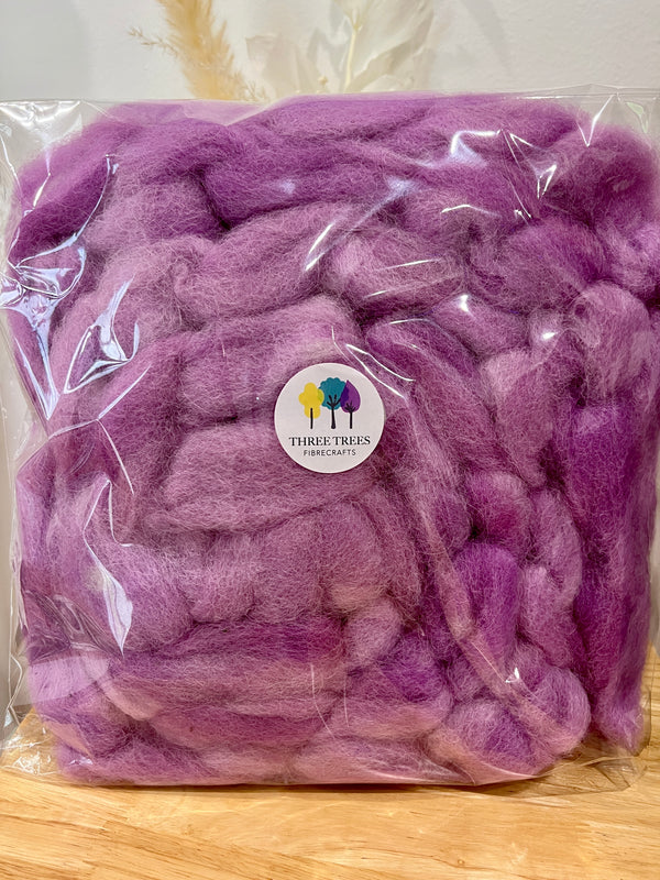 Purple - Alpaca Roving