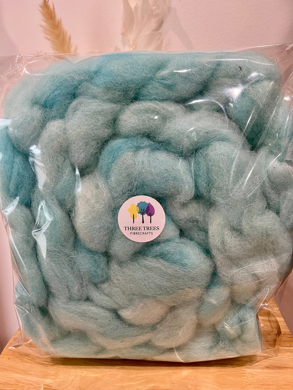 Light Blue - Alpaca Roving