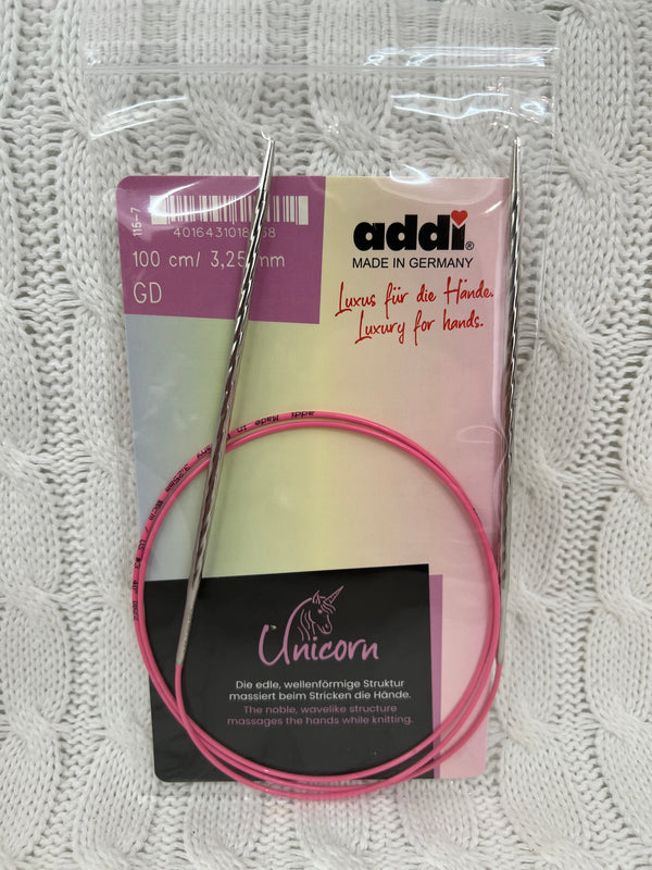 Addi Unicorn Circular Knitting Needle 100cm