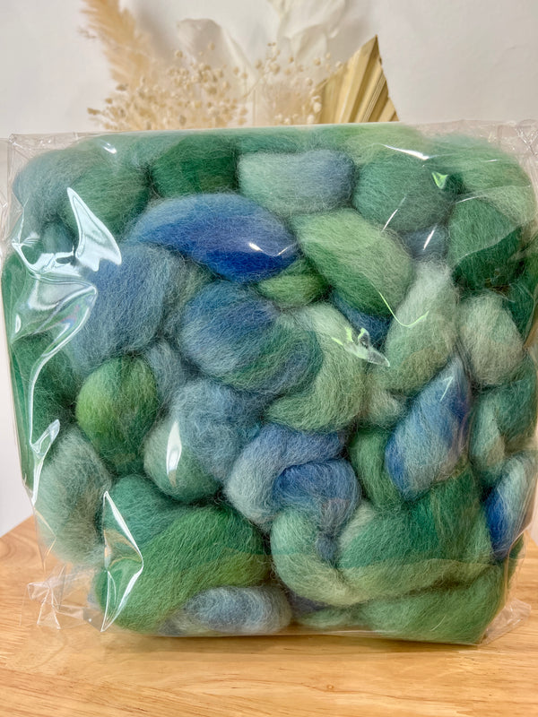 Handdyed Border Leicester Tops 150gms