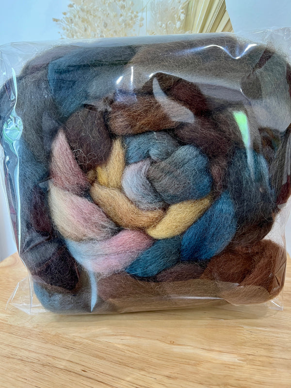 Handdyed Border Leicester Tops 150gms