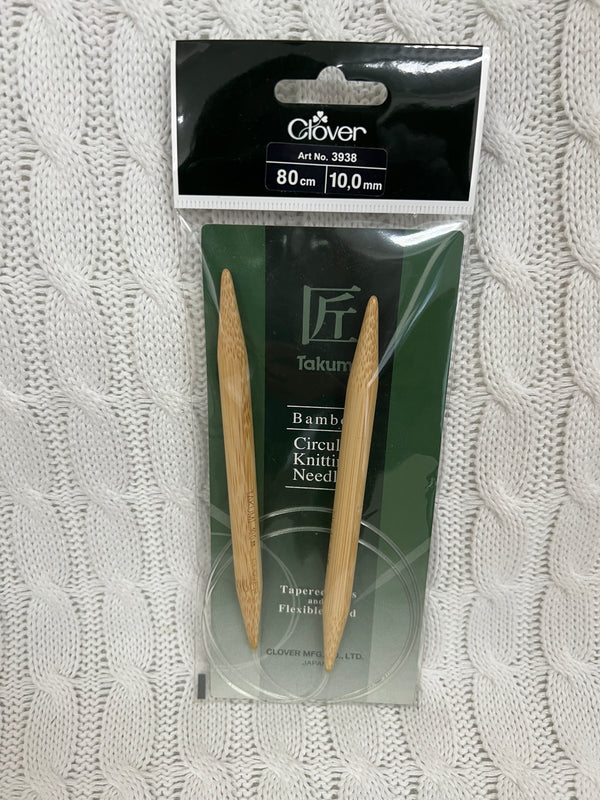 Clover Bamboo Circular K/P 80cm