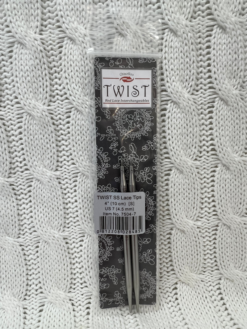 TWIST Stainless Steel Tips 4" (10cm)- Small