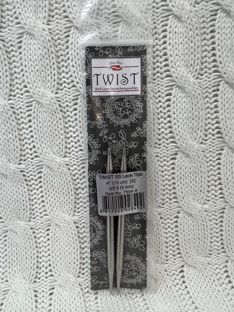 TWIST Stainless Steel Tips 4" (10cm)- Small