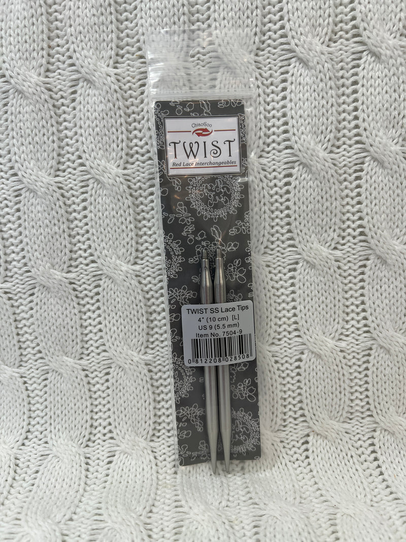 TWIST Stainless Steel Tips 4" (10cm)- Small