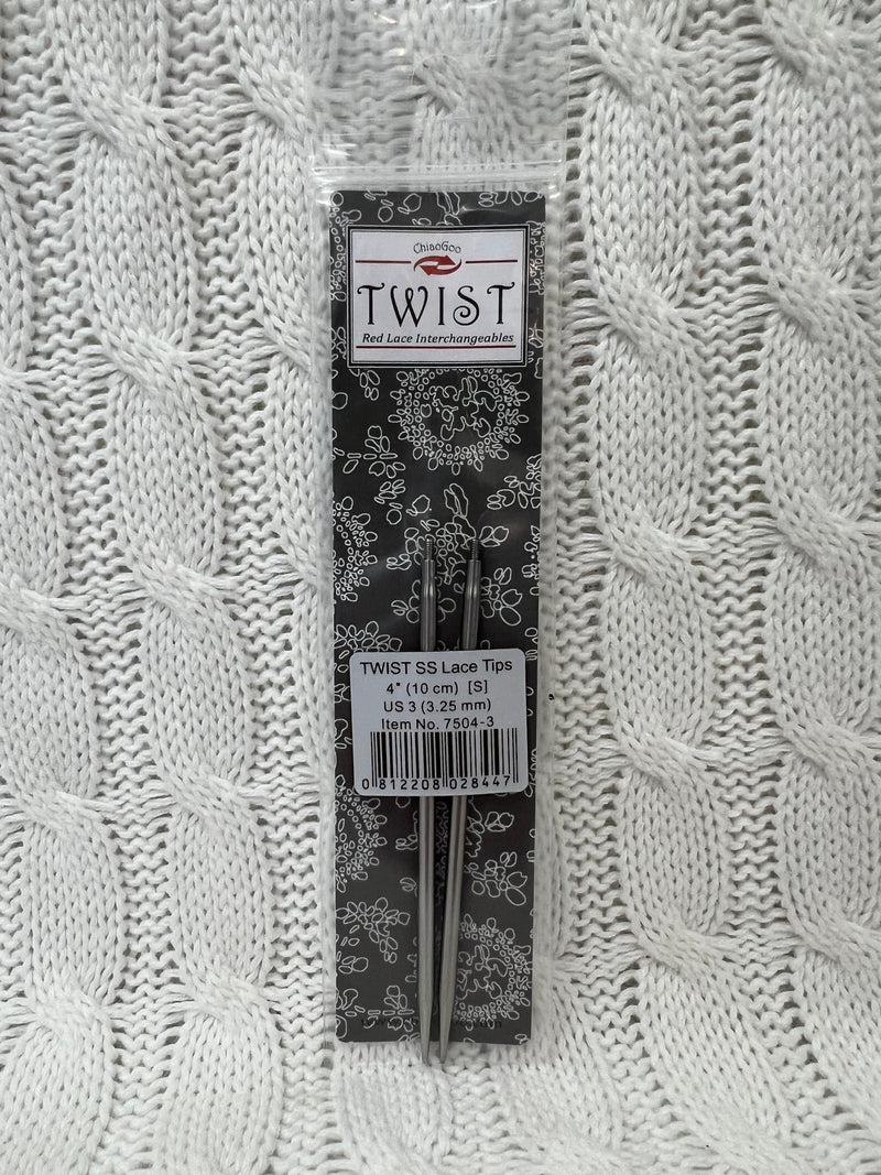 TWIST Stainless Steel Tips 4" (10cm)- Small