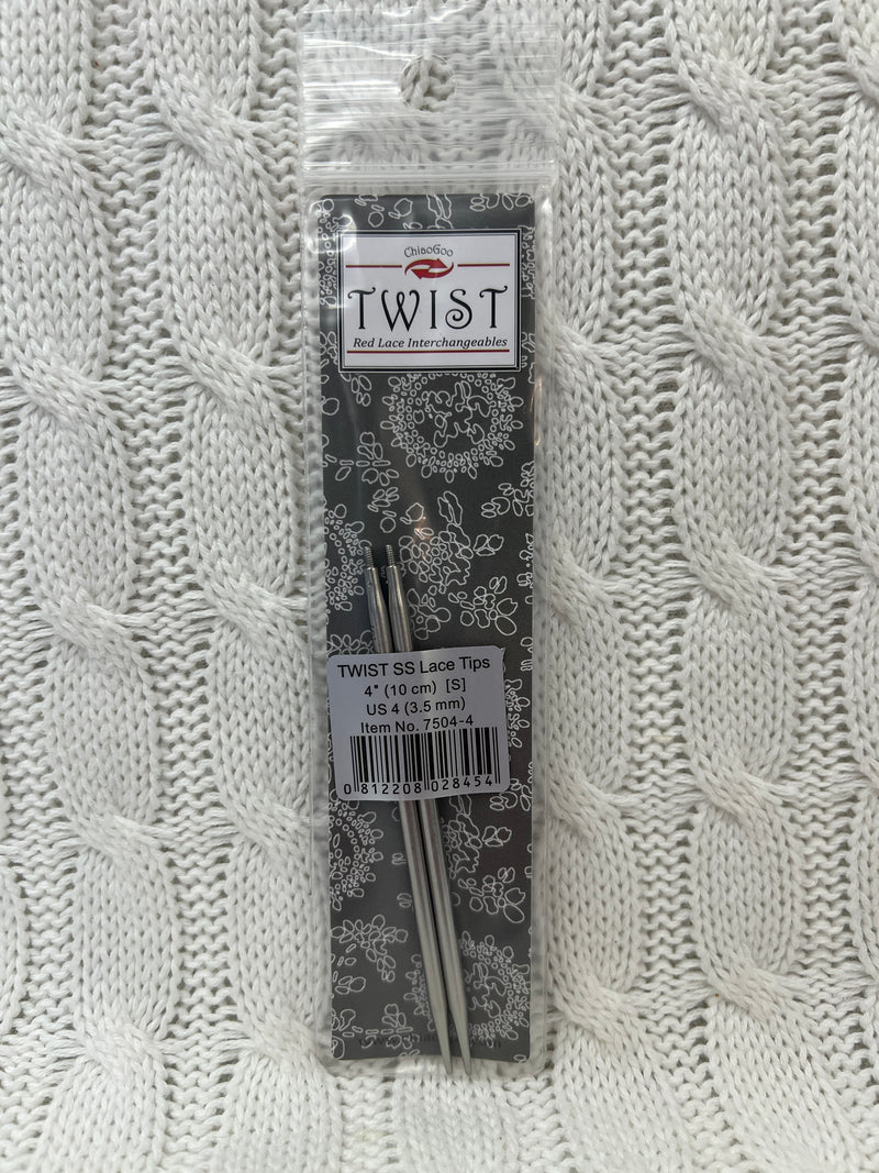 TWIST Stainless Steel Tips 4" (10cm)- Small