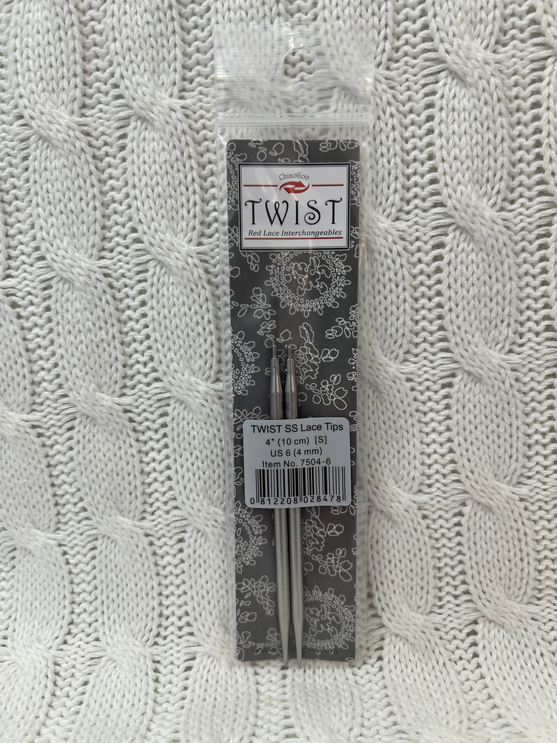 TWIST Stainless Steel Tips 4" (10cm)- Small