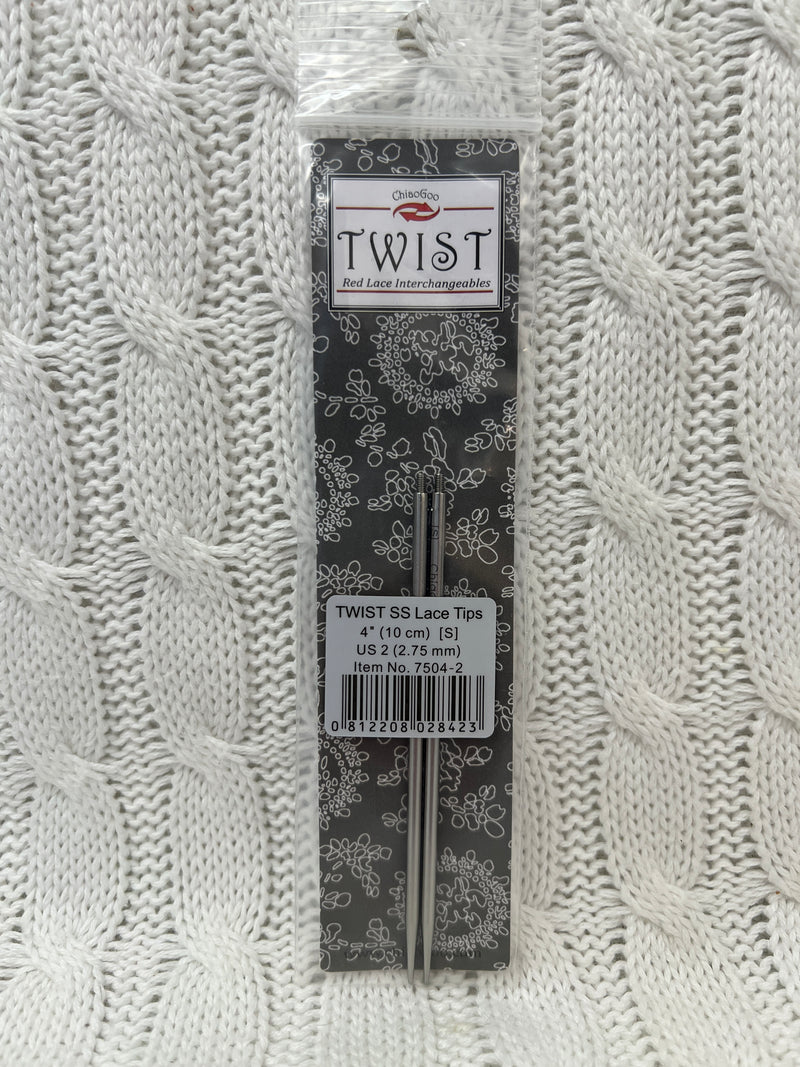 TWIST Stainless Steel Tips 4" (10cm)- Small