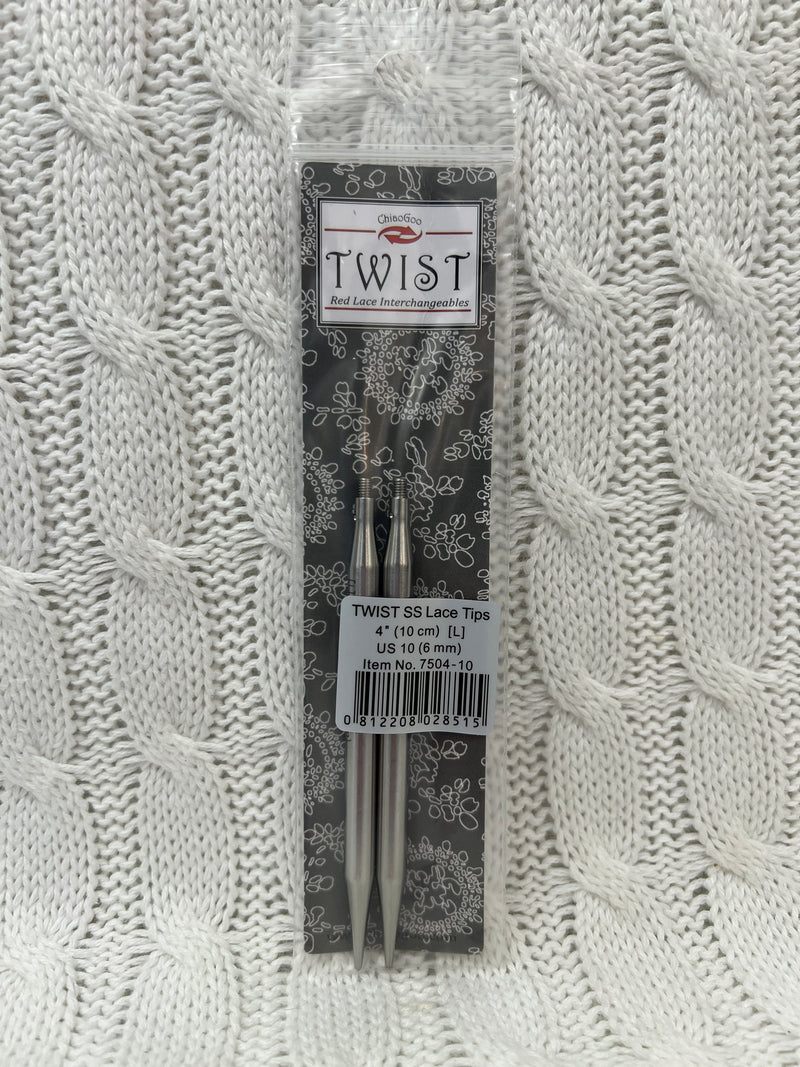 TWIST Stainless Steel Tips 4" (10cm)- Small