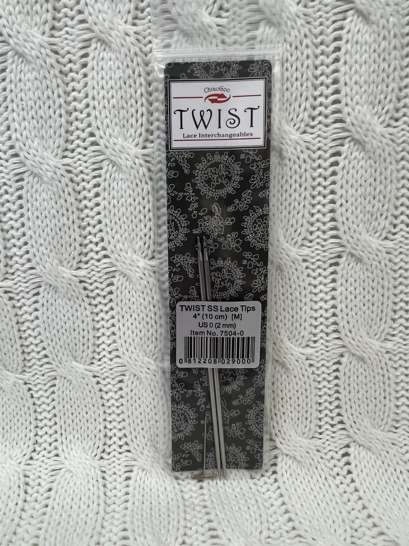 TWIST Stainless Steel Tips 4" (10cm)- Small